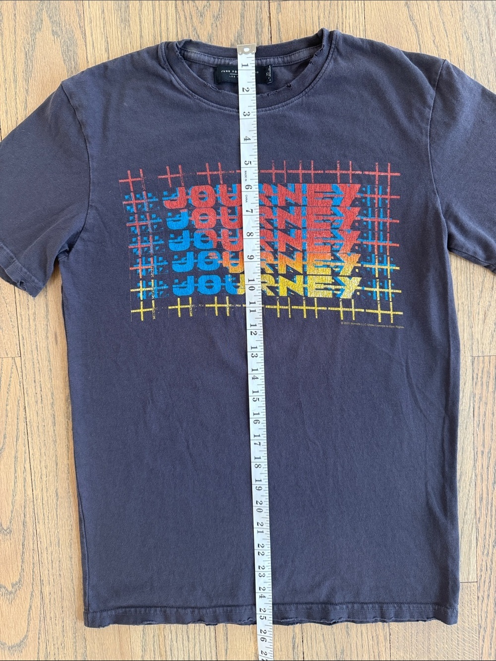 Junk Food Women’s Black Graphic 'Journey' Tee with Multicolor Print Size X-Small - Picture 7 of 13